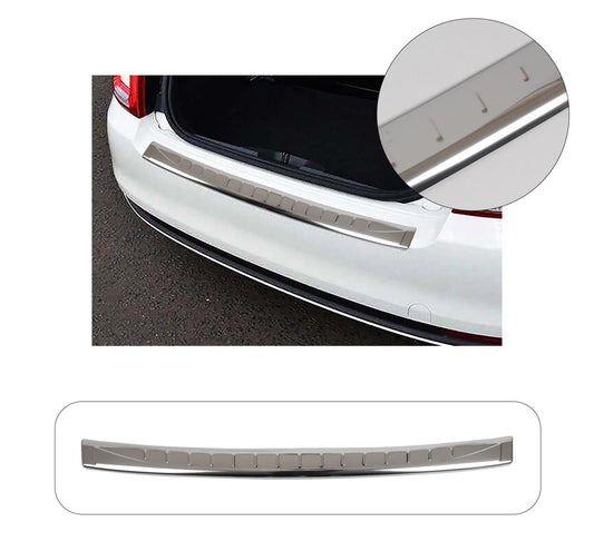 Rear Bumper Sill Cover for Fiat 500 / 500C 2007–2015 – Polished Stainless Steel