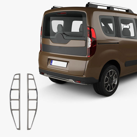 Fiat Doblo I (2000-2006) Stainless Steel Chrome Tail Light Frames
