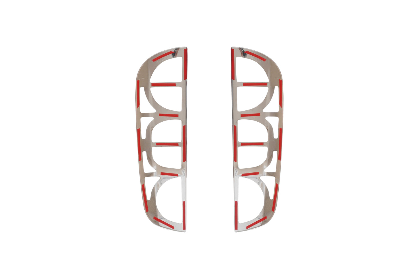 Fiat Doblo I Facelift (2006-2010) Stainless Steel Chrome Tail Light Frames