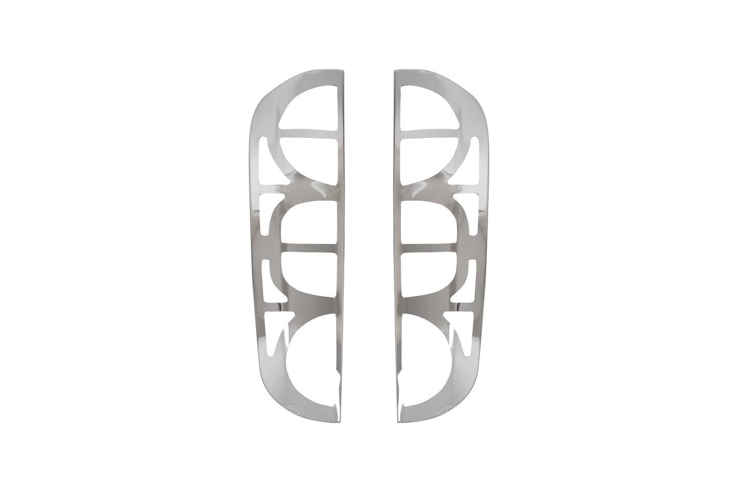 Fiat Doblo I Facelift (2006-2010) Stainless Steel Chrome Tail Light Frames