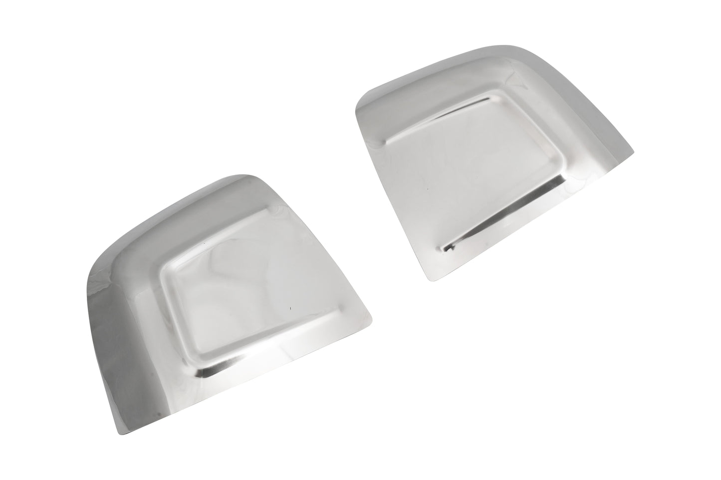 Fiat Doblo 2010+ Stainless Steel Side Mirror Cover Overlays