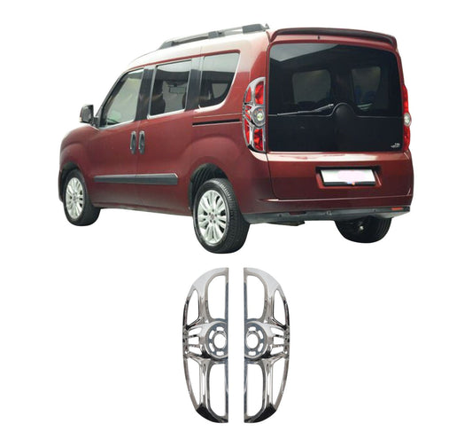 Fiat Doblo II (2010-Present) Stainless Steel Chrome Tail Light Frames