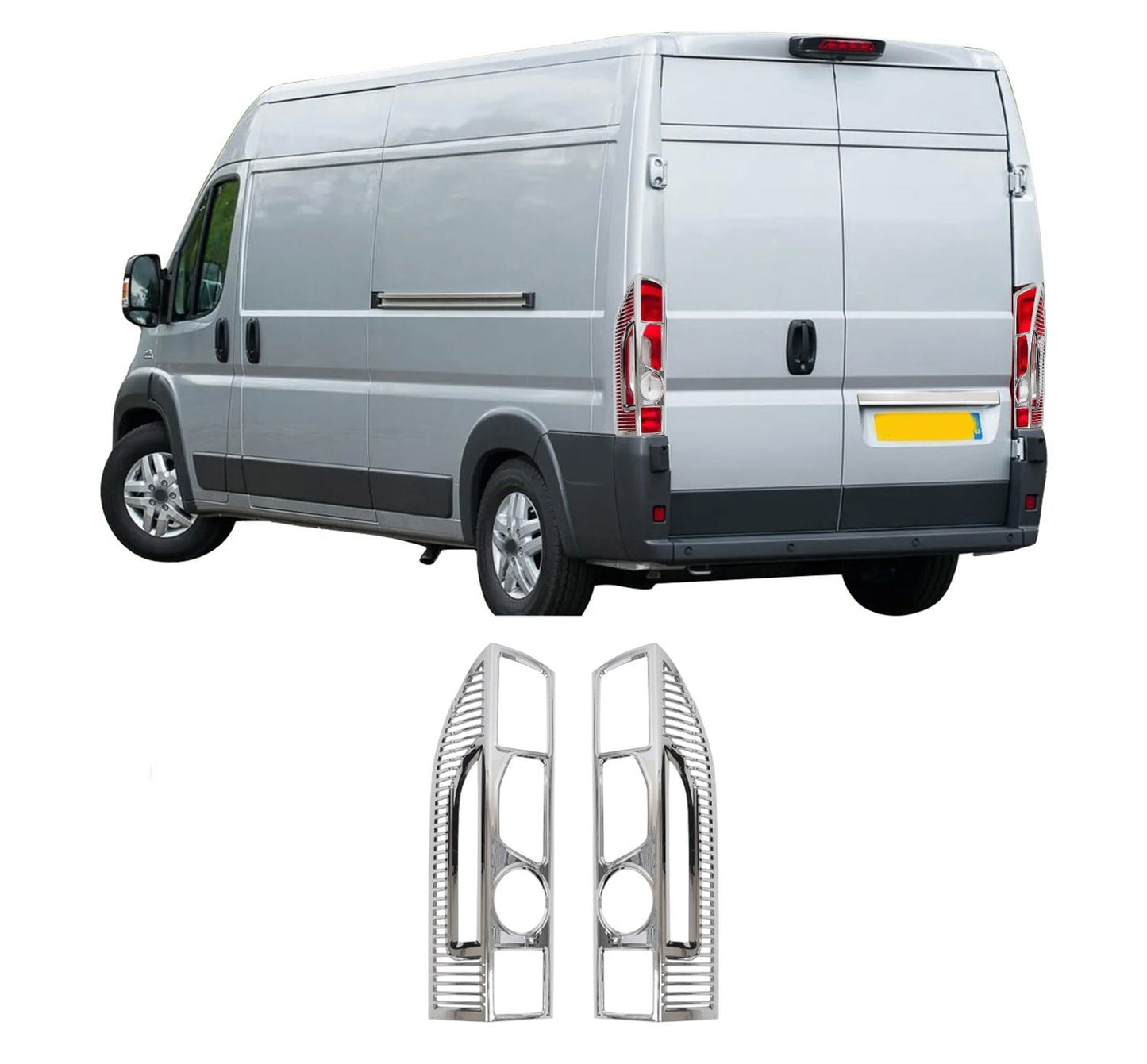 Fiat Ducato (2006-2014) Stainless Steel Chrome Tail Light Frames