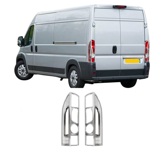 Fiat Ducato (2006-2014) Stainless Steel Chrome Tail Light Frames