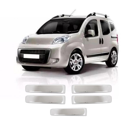 Fiat Fiorino (2007-Present) Stainless Steel Chrome Door Handle Covers - 5 Doors