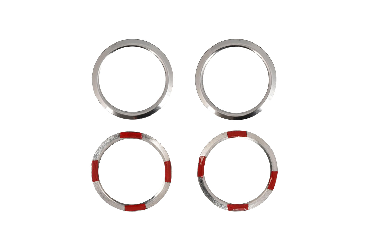 Fiat Fiorino & Qubo (2008-2014) Stainless Steel Chrome Front Fog Light Trims - 2 Pieces