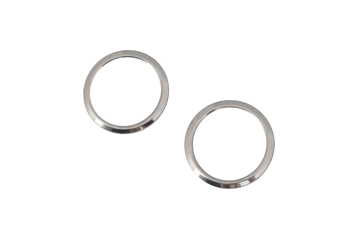 Fiat Fiorino & Qubo (2008-2014) Stainless Steel Chrome Front Fog Light Trims - 2 Pieces
