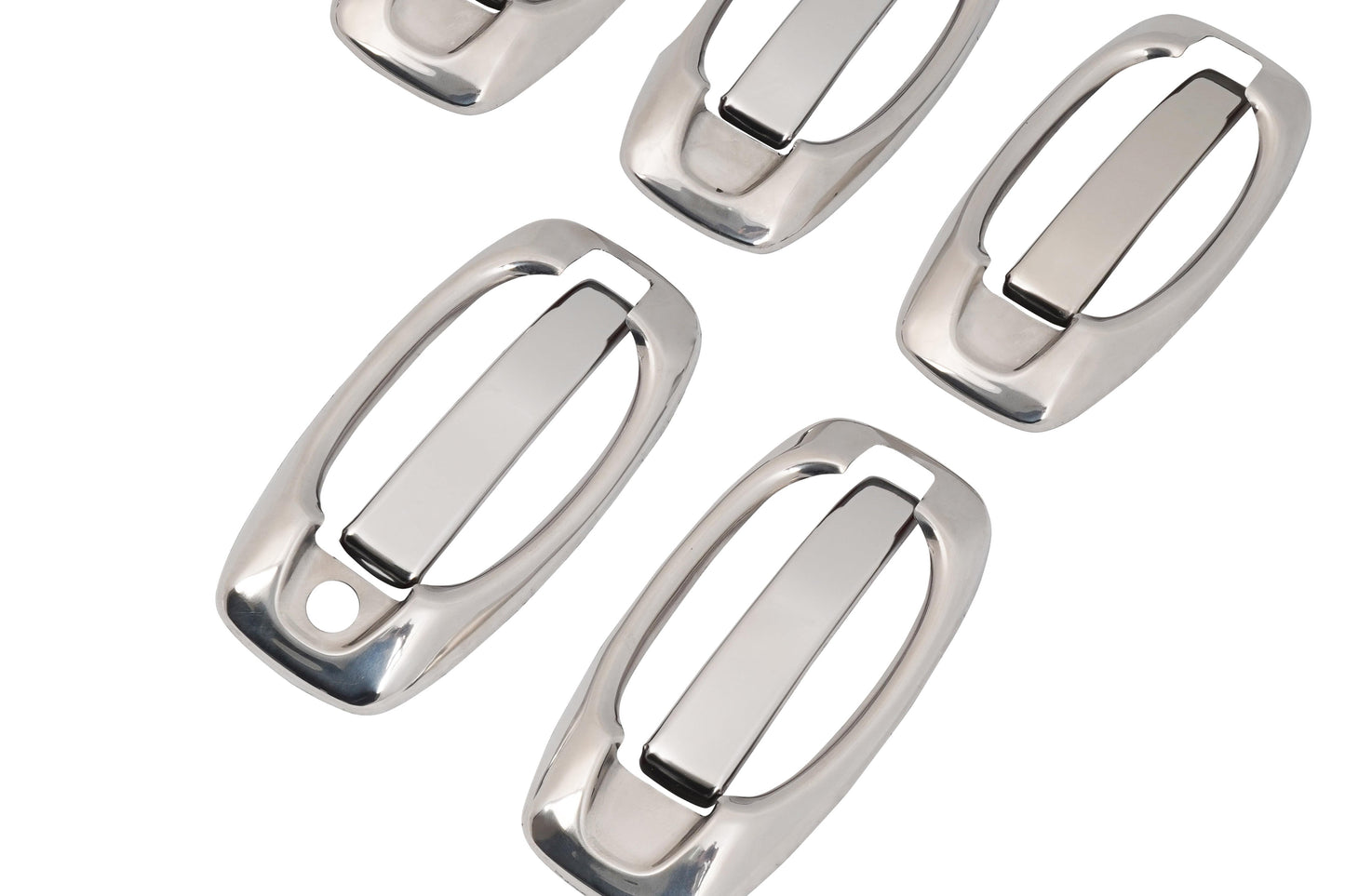 Fiat Fiorino (2007-Present) Stainless Steel Chrome Door Handle Covers (5 Pcs)
