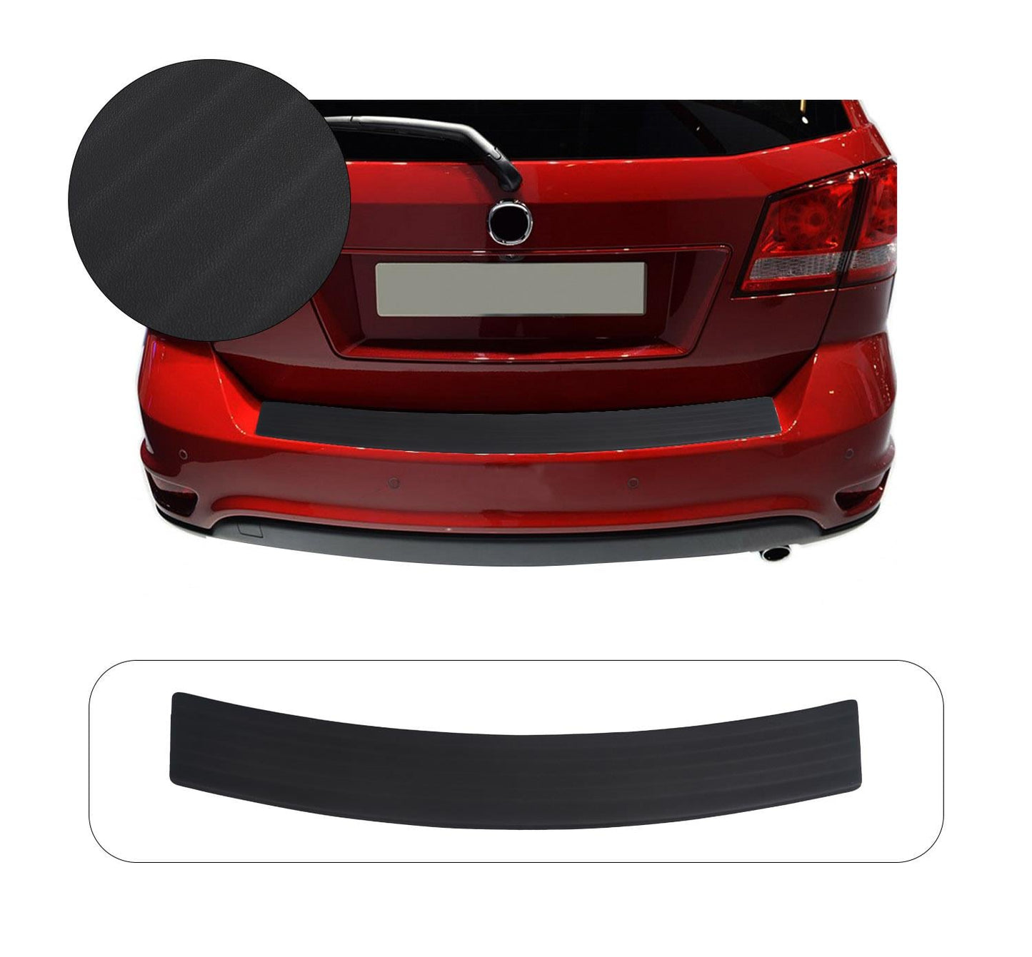 Fiat Freemont SUV 2011-2016 Premium ABS Rear Bumper Protector Guard