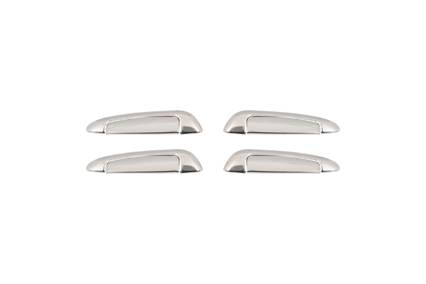 Fiat Linea (2007-2017) Stainless Steel Chrome Door Handle + Bowl Covers Set - 4 Doors (8 Pcs)
