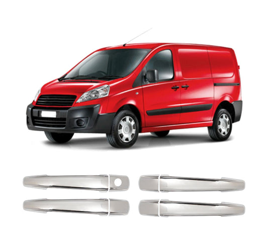 Fiat Scudo II (2007-2016) Stainless Steel Chrome Door Handle Covers