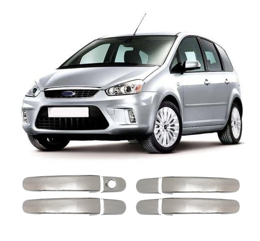 Ford C-Max / Grand C-Max (2010-2019) Stainless Steel Chrome Door Handle Covers - 4 Doors