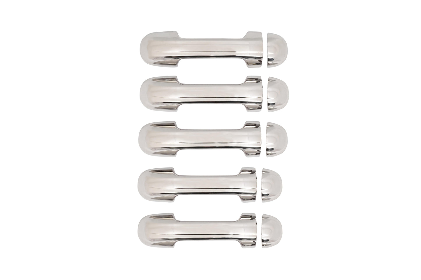 Ford Transit Connect (2002-2009) Stainless Steel Chrome Door Handle Covers - 5 Doors