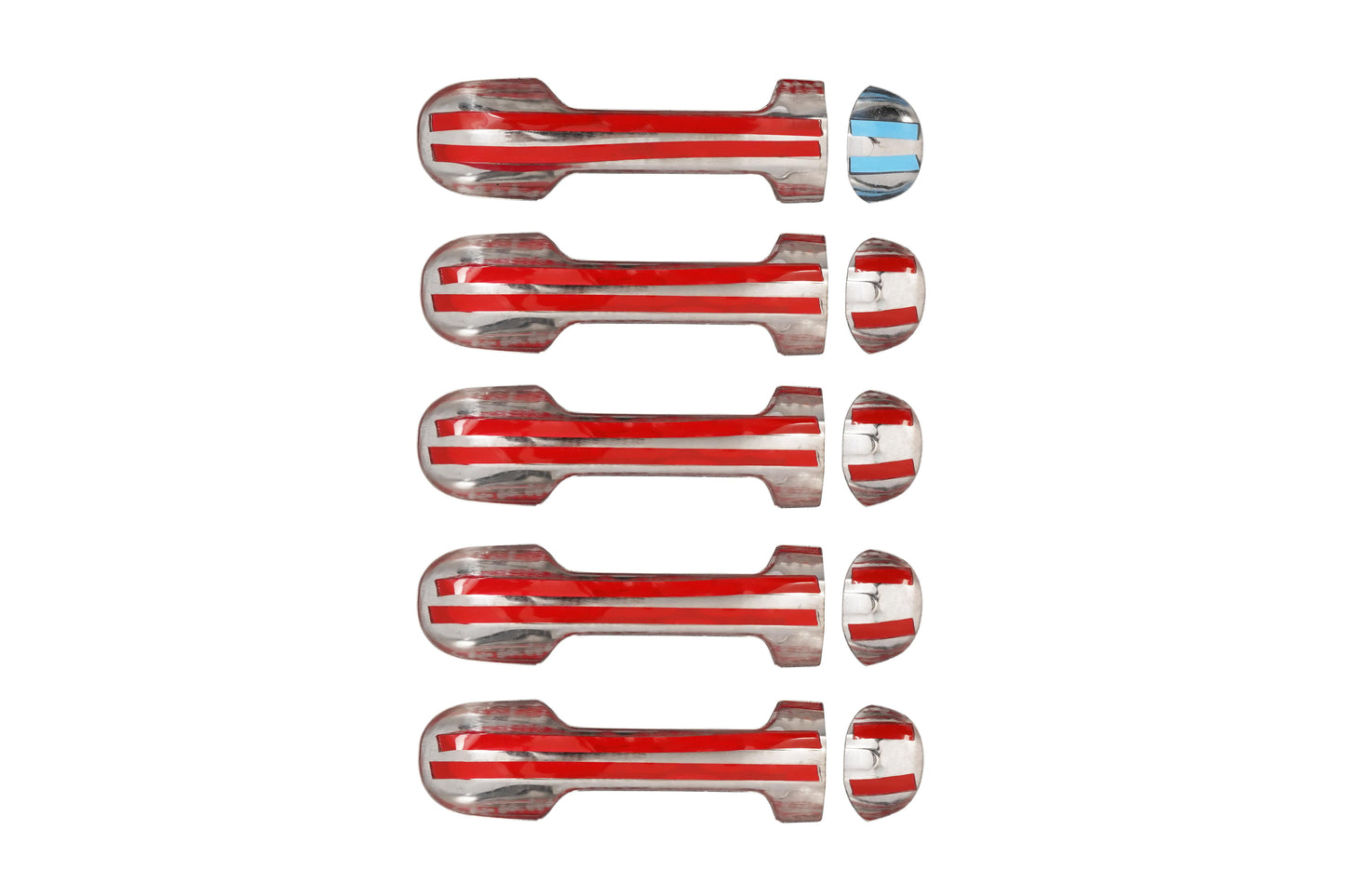 Ford Transit Connect (2002-2009) Stainless Steel Chrome Door Handle Covers - 5 Doors