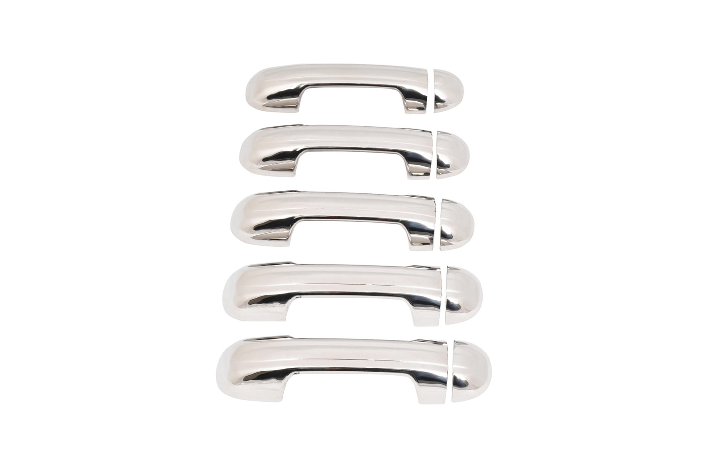 Ford Transit Connect (2002-2009) Stainless Steel Chrome Door Handle Covers - 5 Doors
