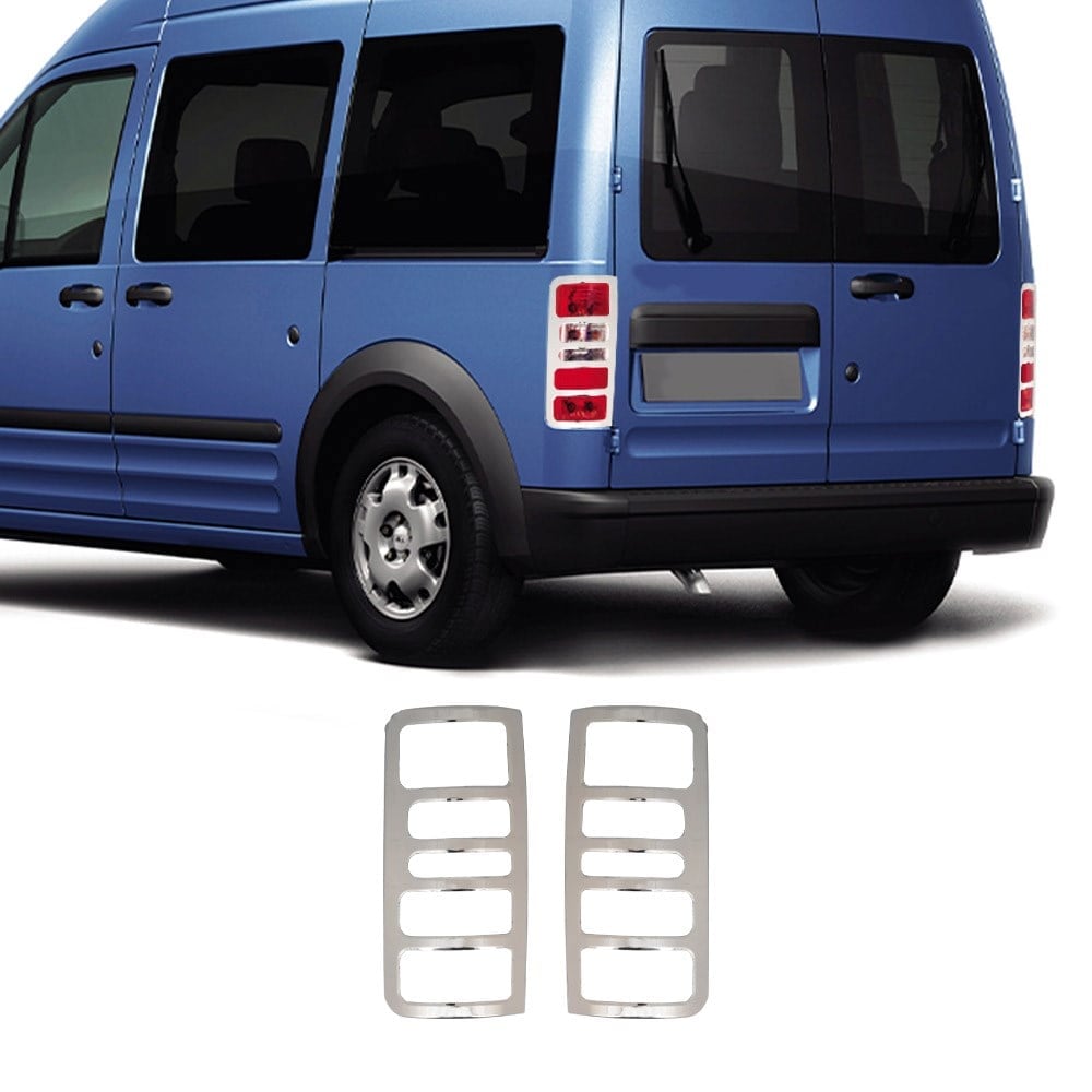 Ford Transit Connect I (2002-2013) Stainless Steel Chrome Tail Light Frames