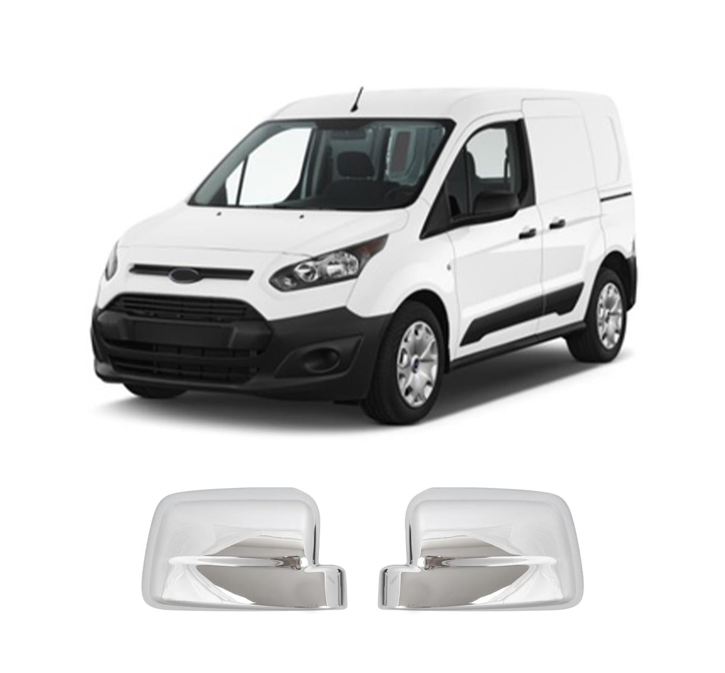 Ford Transit Connect 2009-2014 ABS mirror cover overlay