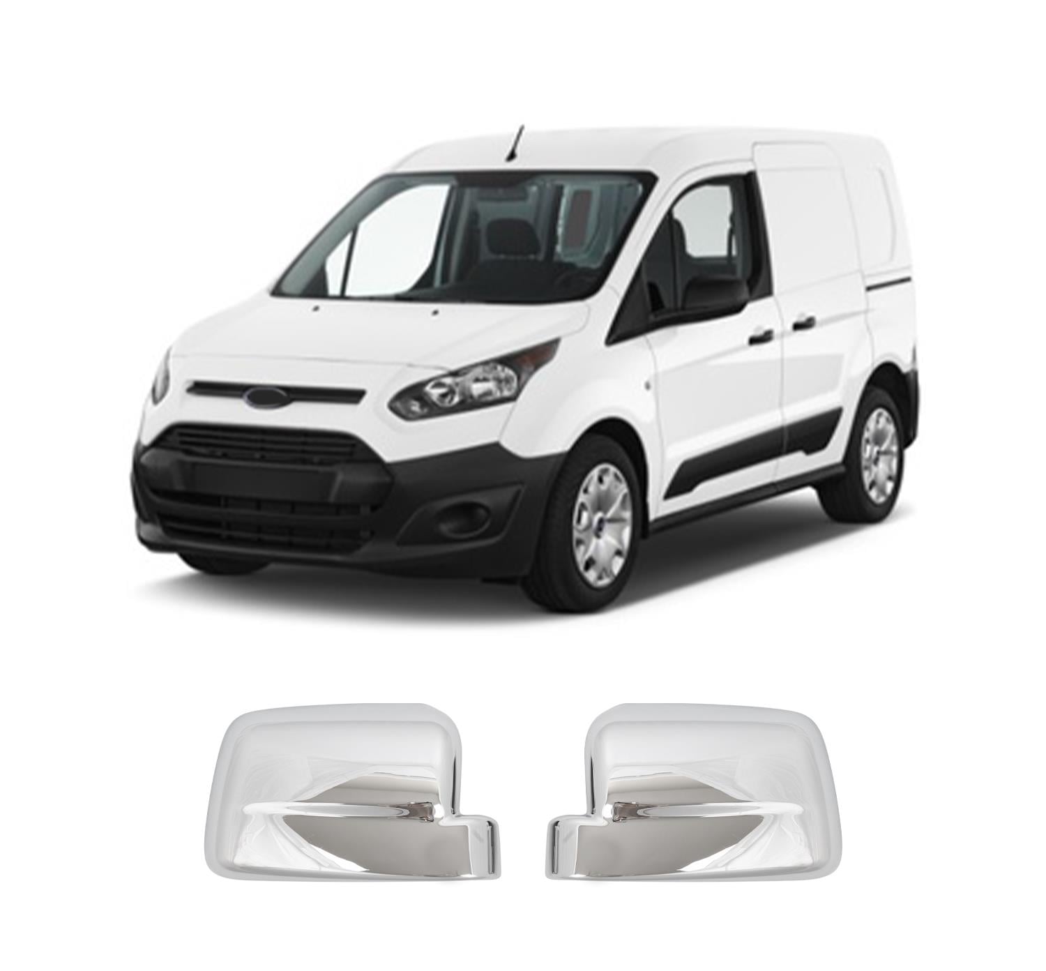 Ford Transit Connect 2009-2014 ABS mirror cover overlay