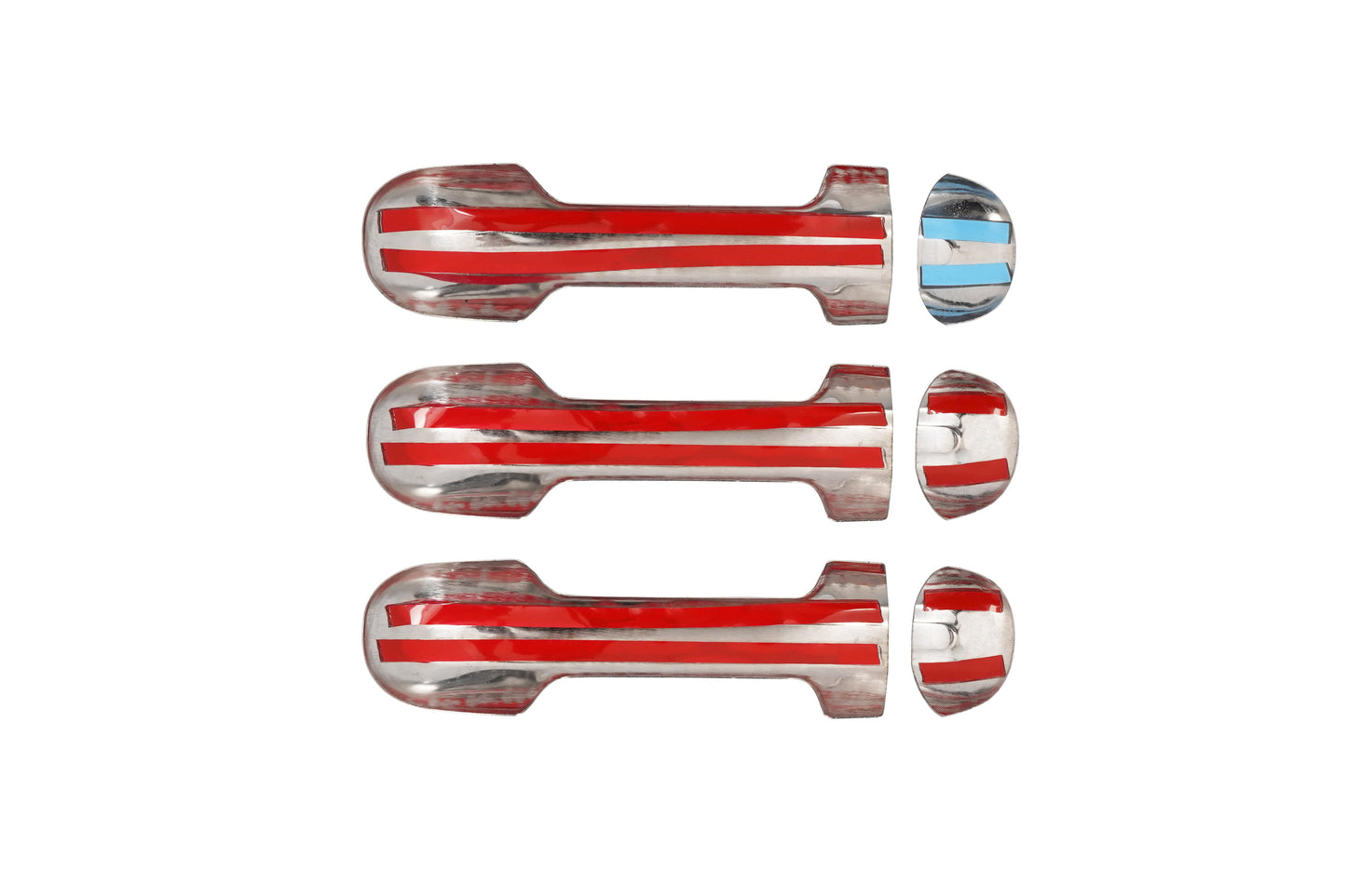 Ford Transit Connect (2009-2014) Stainless Steel Chrome Door Handle Covers - 3 Doors