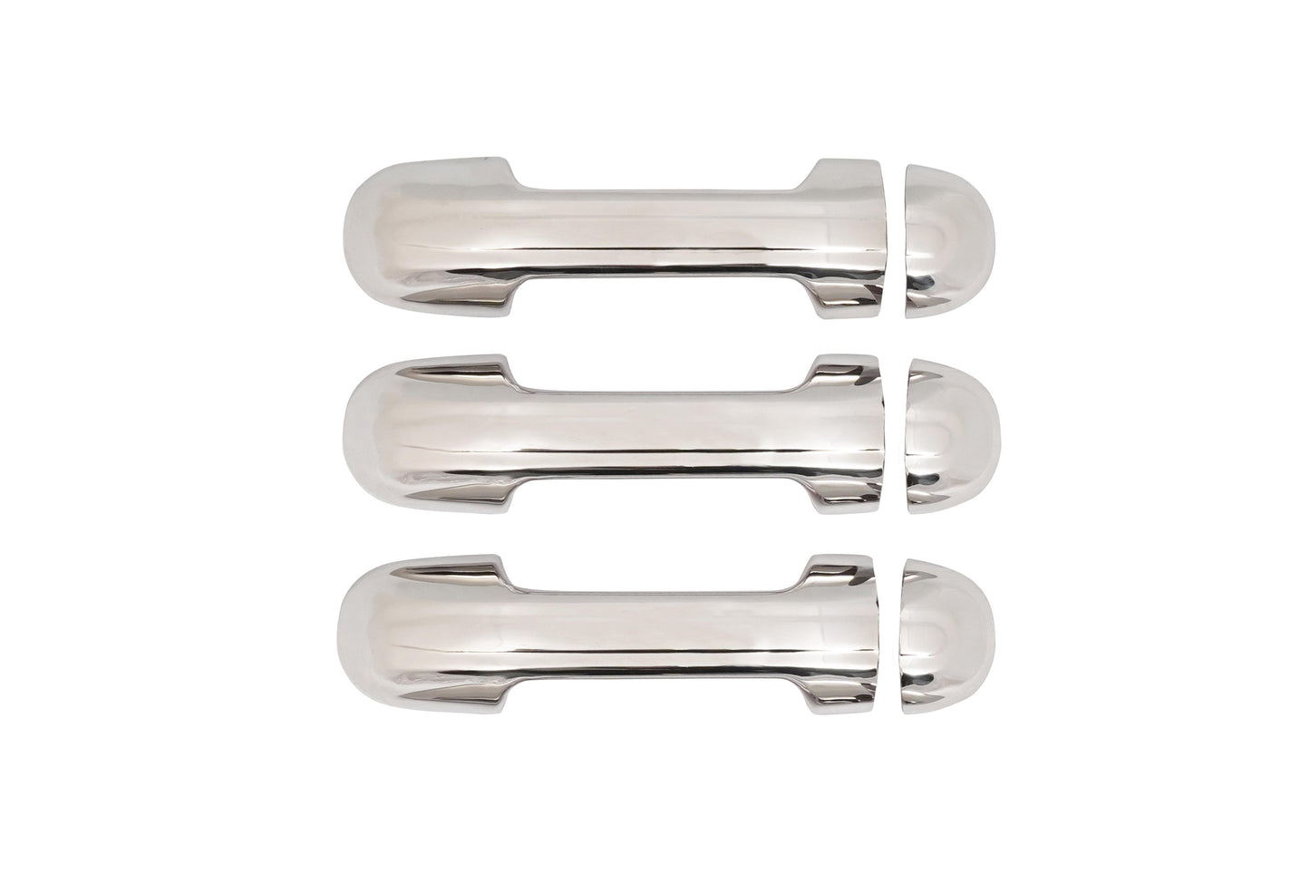 Ford Transit Connect (2009-2014) Stainless Steel Chrome Door Handle Covers - 3 Doors