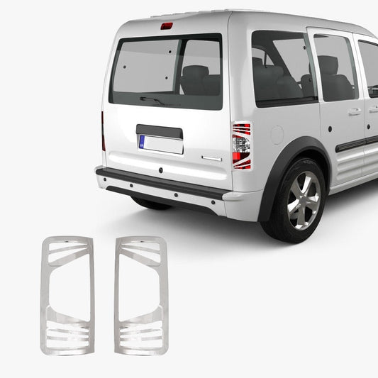 Ford Transit Connect I Facelift (2009-2014) Stainless Steel Chrome Tail Light Frames