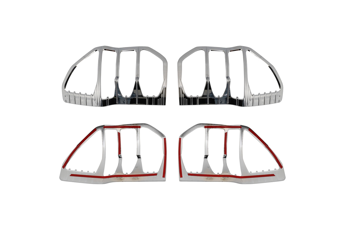 Ford Tourneo / Transit Courier (2014-Present) Stainless Steel Chrome Tail Light Frames