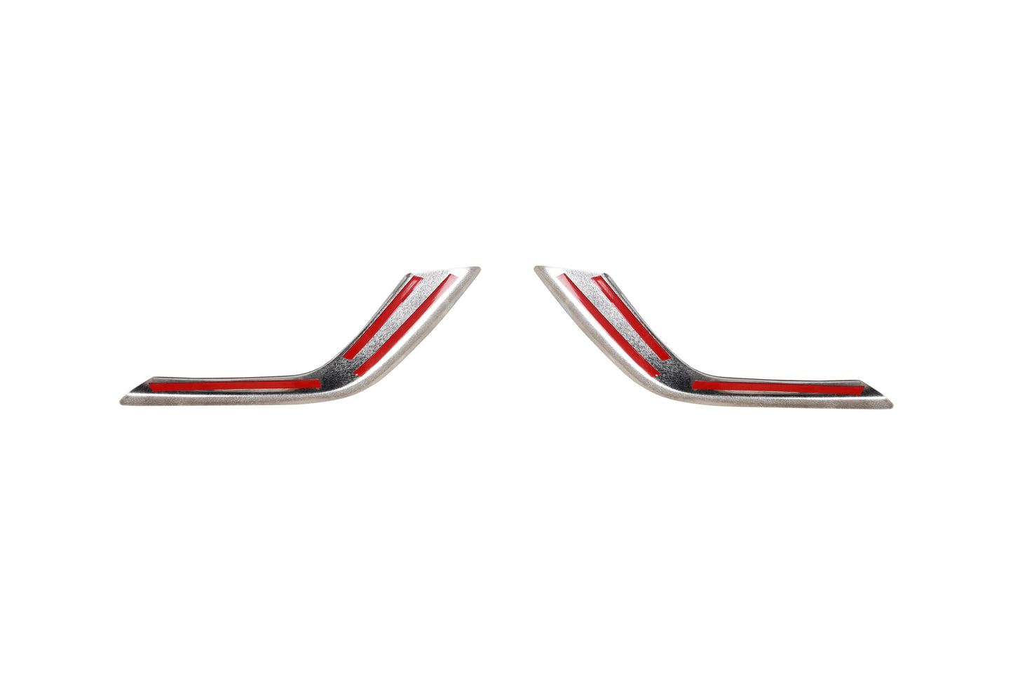Ford Transit / Tourneo Courier Facelift (2018-Present) Stainless Steel Chrome Front Fog Light Trims - 2 Pieces