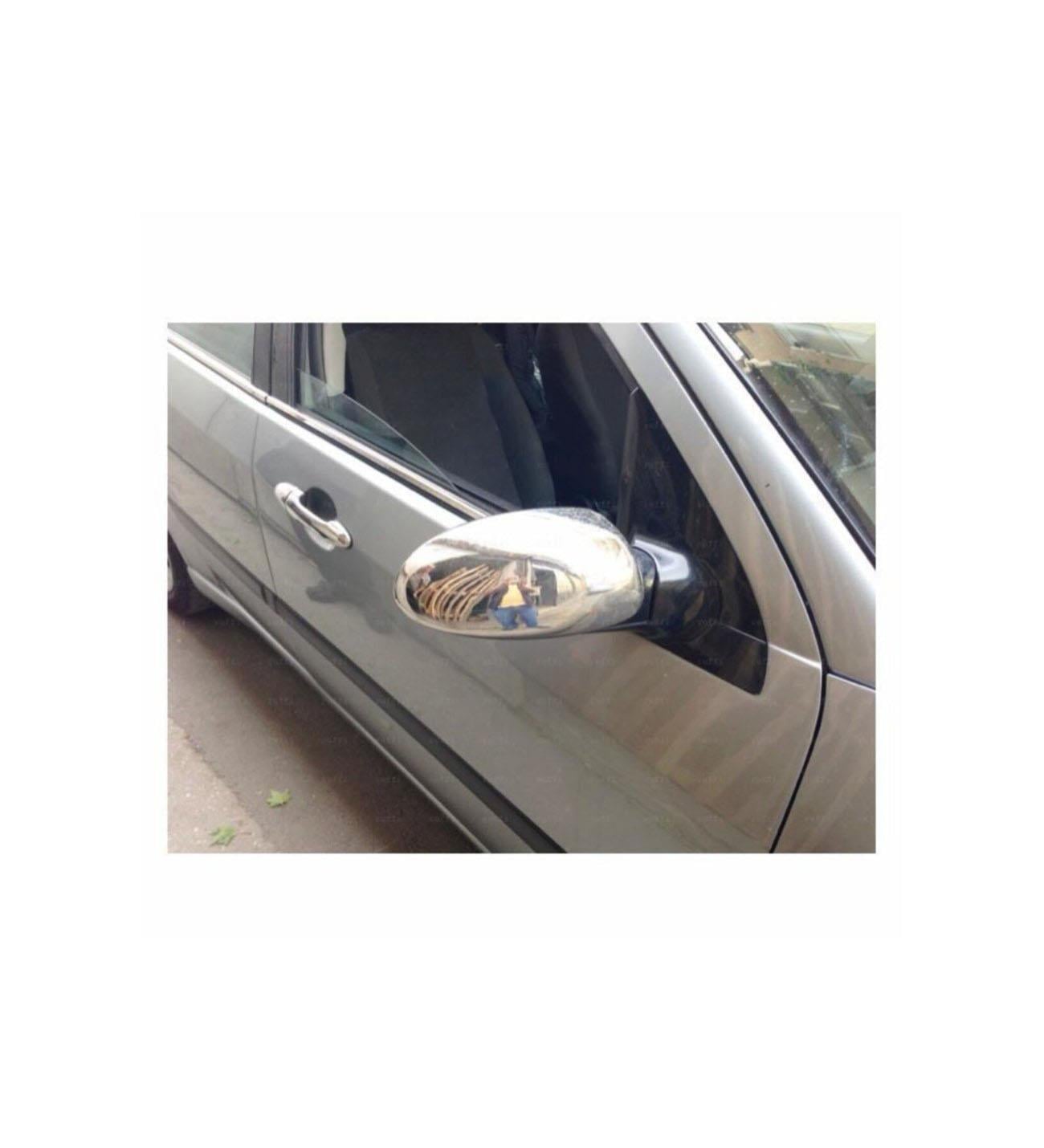 Chrome stainless steel side mirror covers for Ford Focus Mk1