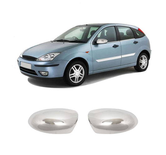 Ford Focus Mk1 1998-2005 stainless steel mirror cover overlay