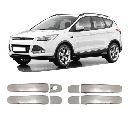 Ford Kuga Mk2 (2012-2017) Stainless Steel Chrome Door Handle Covers - 4 Doors