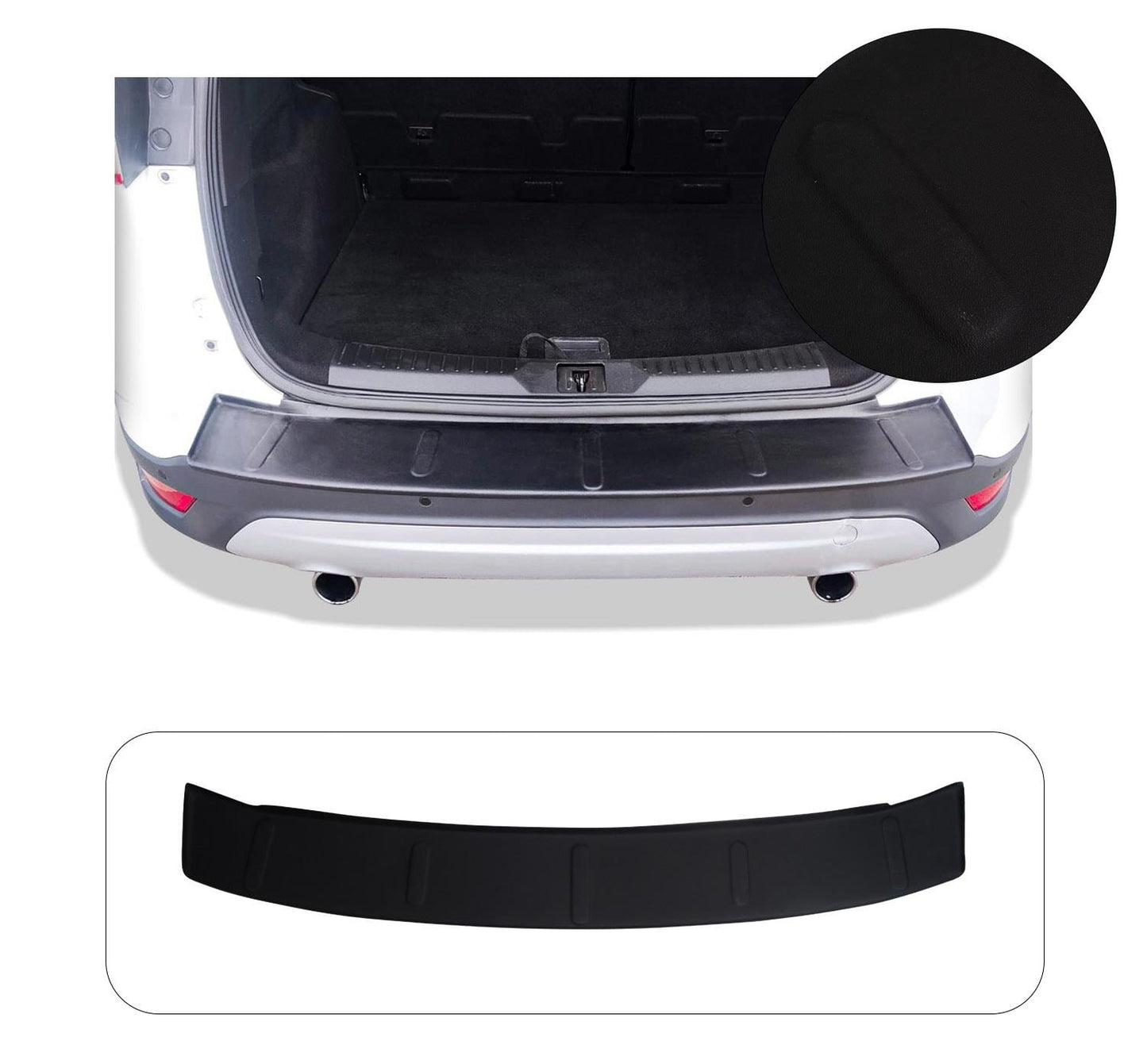 Ford Kuga MK2 (2013-2020) Heavy-Duty Wide ABS Rear Bumper Protector Guard