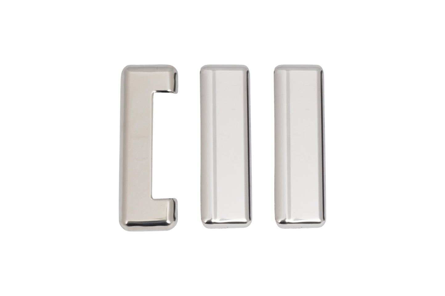 Ford Transit (1998-2003) Stainless Steel Chrome Door Handle Covers - 3 Doors