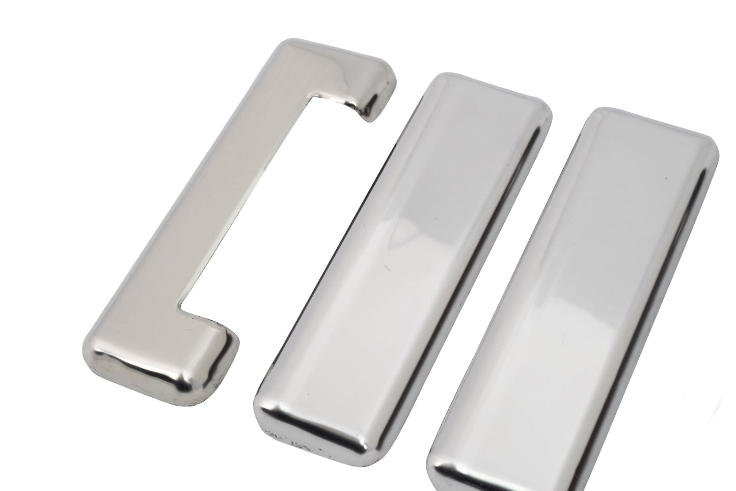 Ford Transit (1998-2003) Stainless Steel Chrome Door Handle Covers - 3 Doors