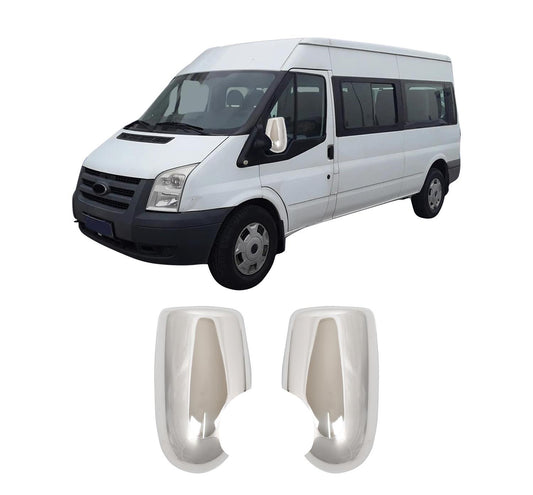 Ford Transit 2003-2013 stainless steel mirror cover overlay