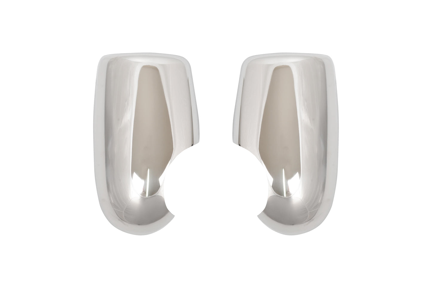 Ford Transit 2003-2013 Stainless Steel Side Mirror Cover Overlays