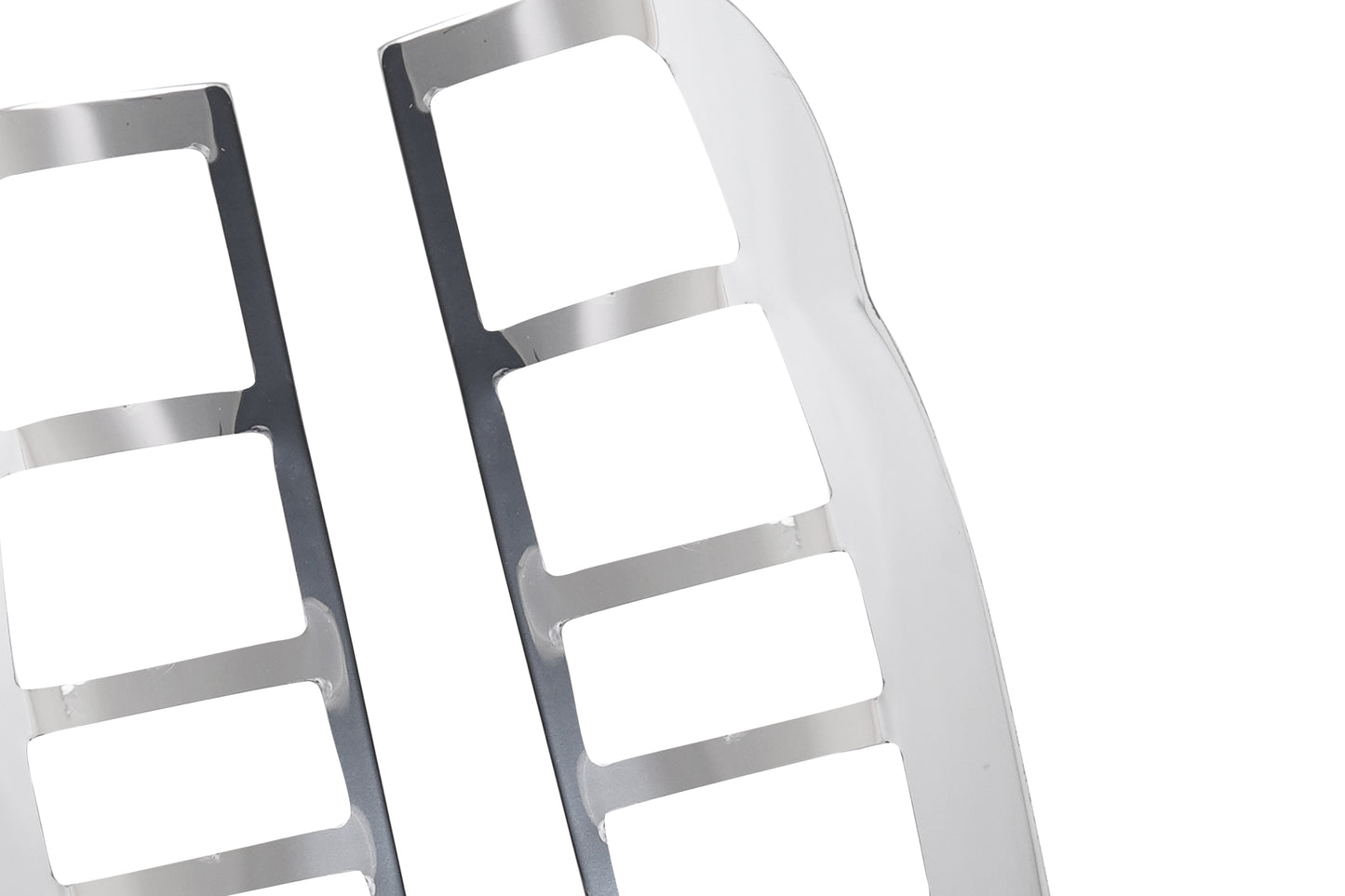 Ford Transit (2003-2014) Stainless Steel Chrome Tail Light Frames - Premium Armor