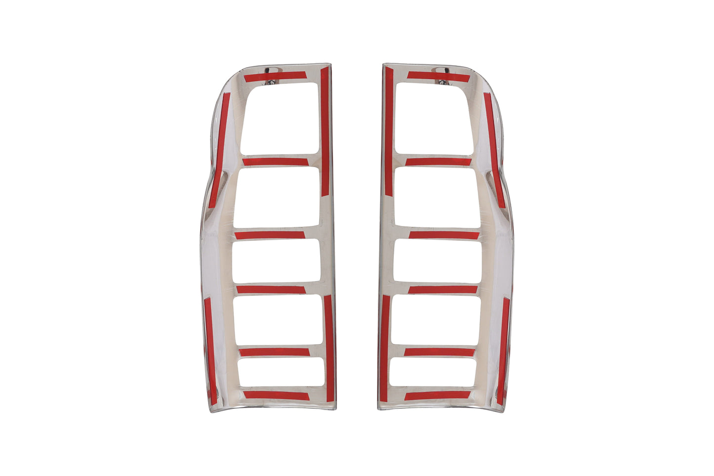 Ford Transit (2003-2014) Stainless Steel Chrome Tail Light Frames - Premium Armor