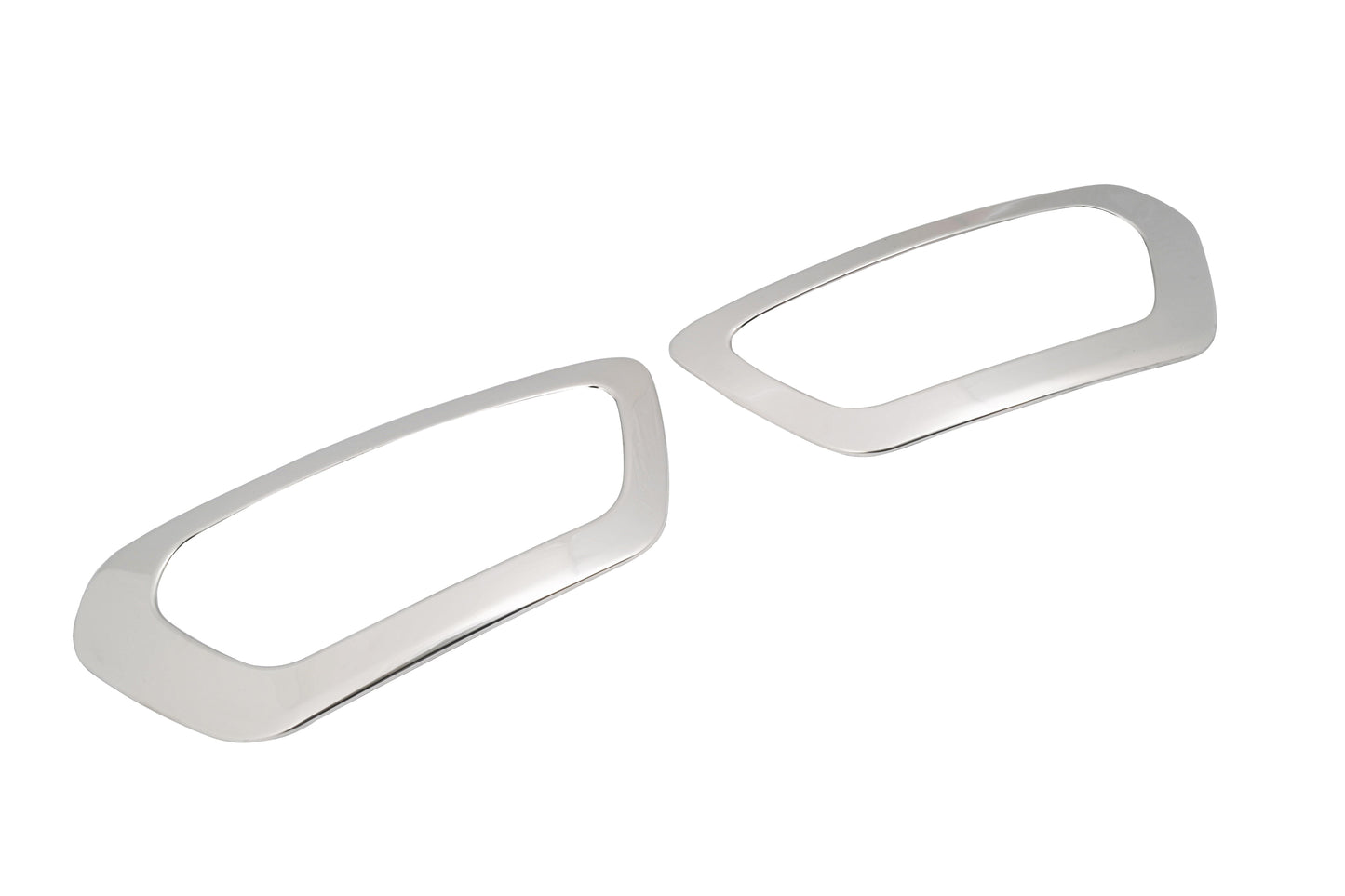 Ford Transit (2020-Present) Stainless Steel Chrome Front Fog Light Trims - 2 Pieces