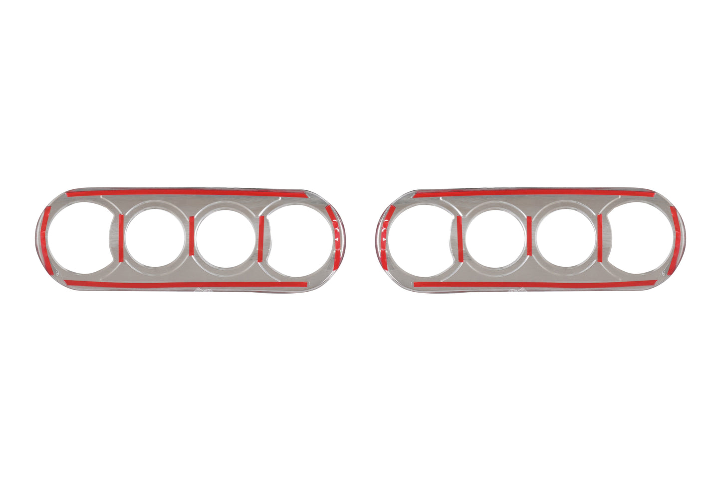 Ford Transit Chassis Cab / Pickup (2007-2019) Stainless Steel Chrome Tail Light Frames