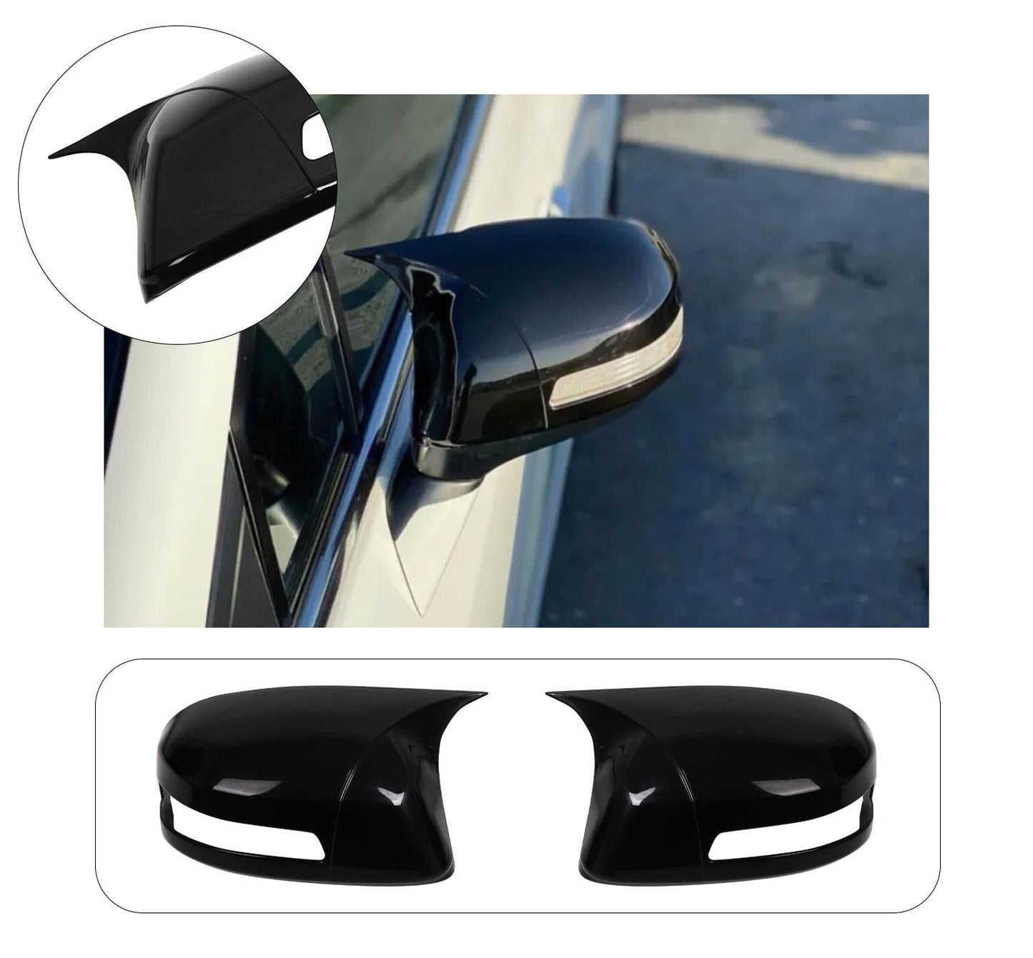 Honda Civic FB7 exterior mirror trim ABS black accessory