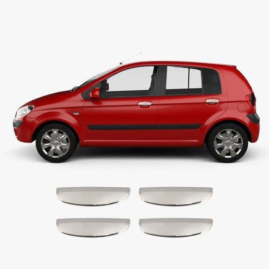 Hyundai Getz (09.2002-2011) Stainless Steel Chrome Door Handle Covers - 4 Doors