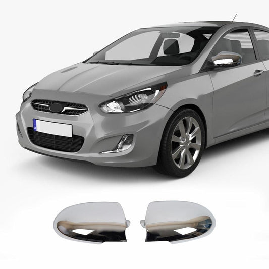 Hyundai Accent Era 2006-2012 ABS chrome mirror cover overlay