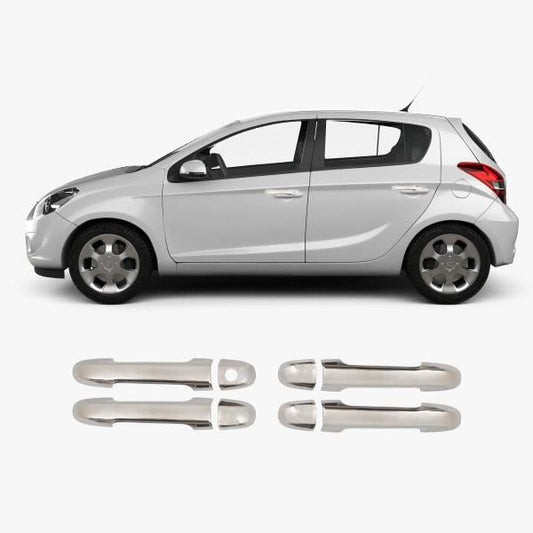 Hyundai i20 (09.2008-2012) Stainless Steel Chrome Door Handle Covers Set