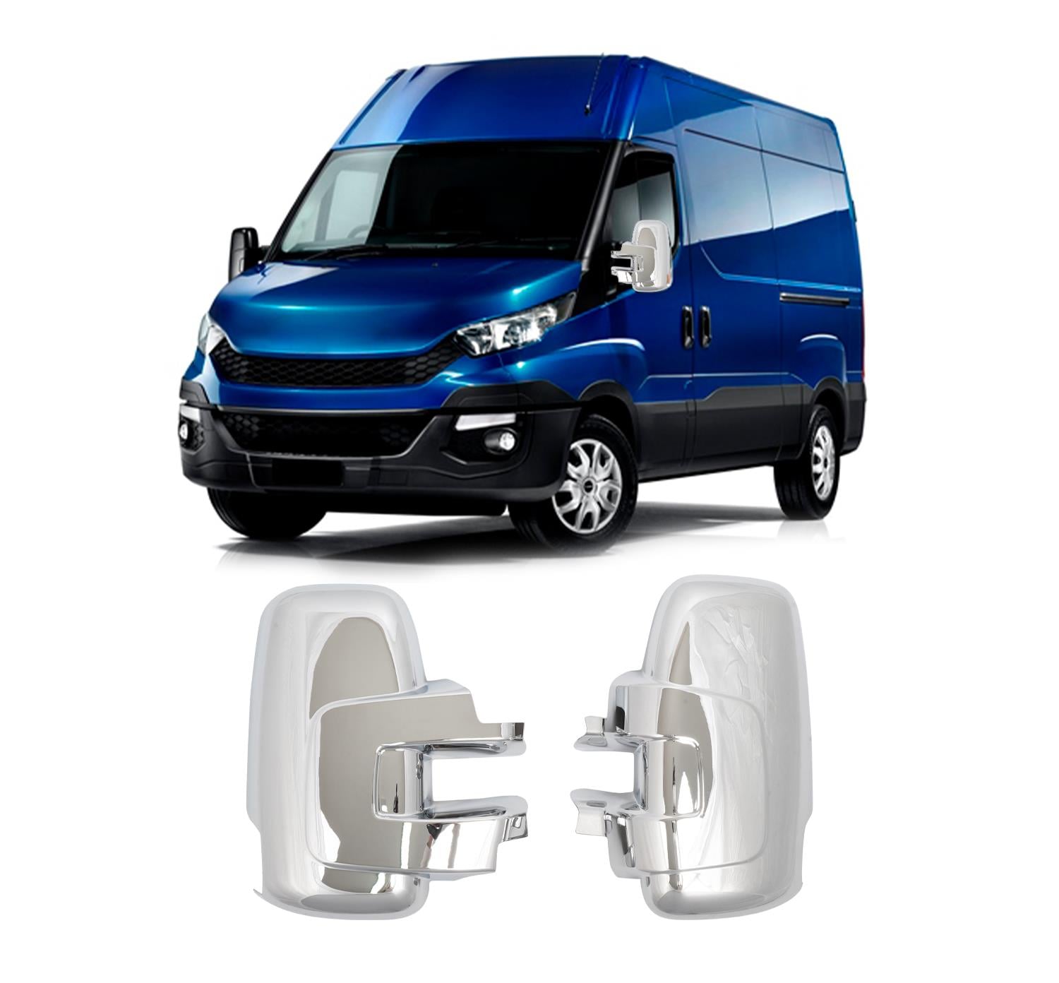 Iveco Daily 2014 ABS chrome mirror cover overlay