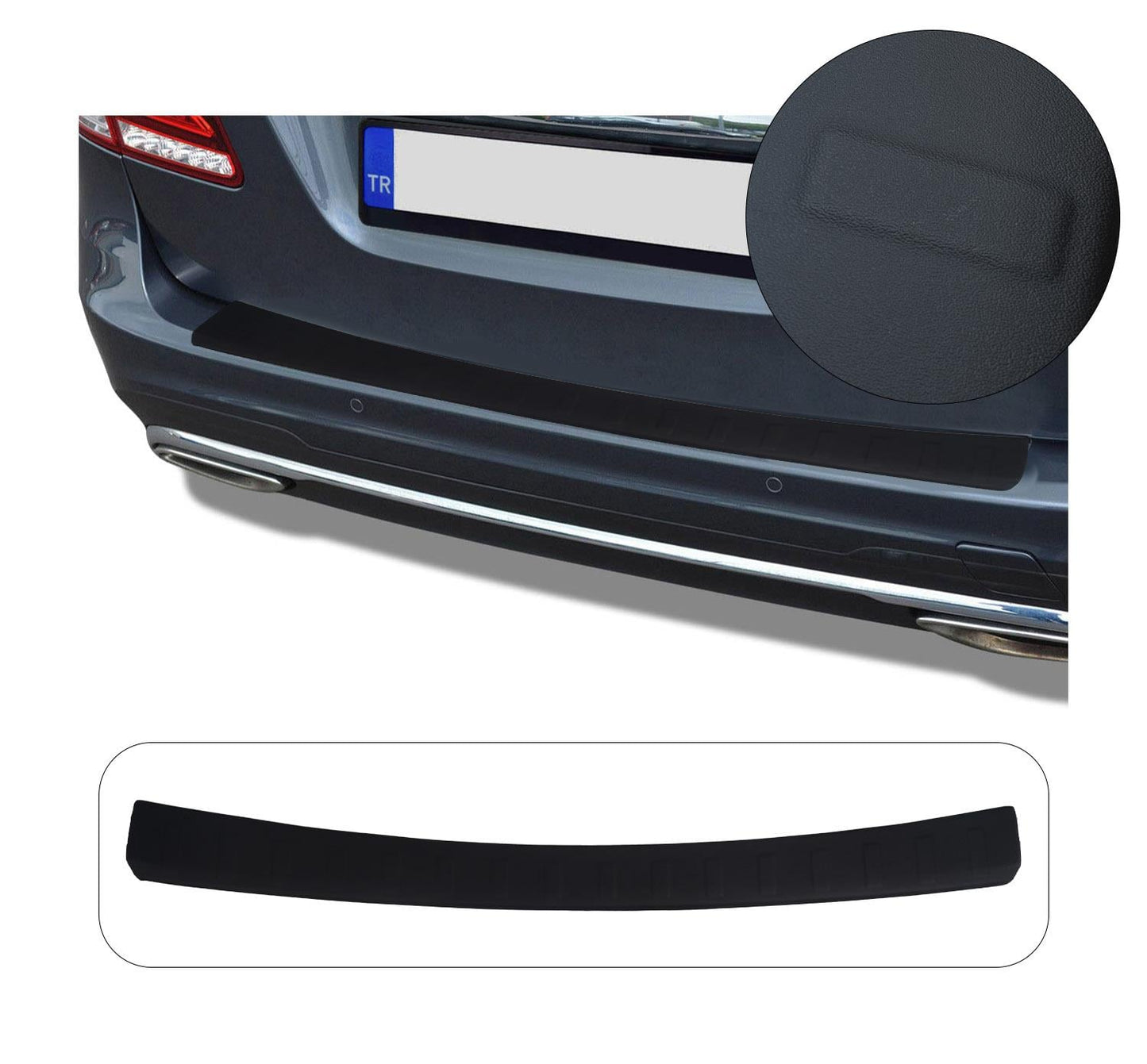 Mercedes-Benz E-Class W213 Sedan 2016+ Premium ABS Rear Bumper Protector Guard