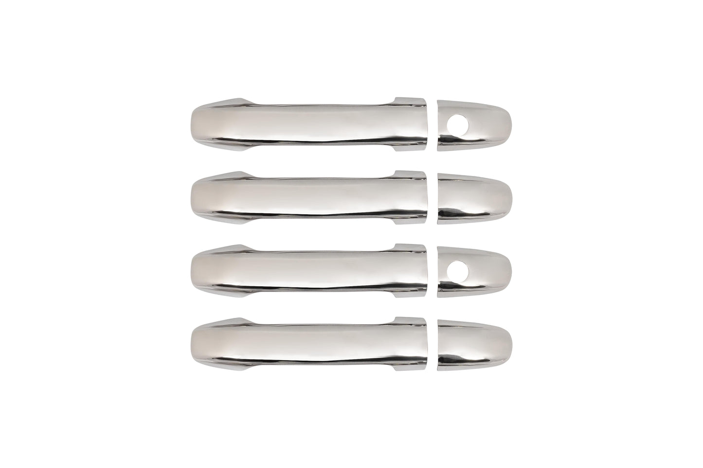Mercedes Sprinter W907 (2018-Present) Stainless Steel Chrome Door Handle Covers - 4 Pcs (2 Keyholes)