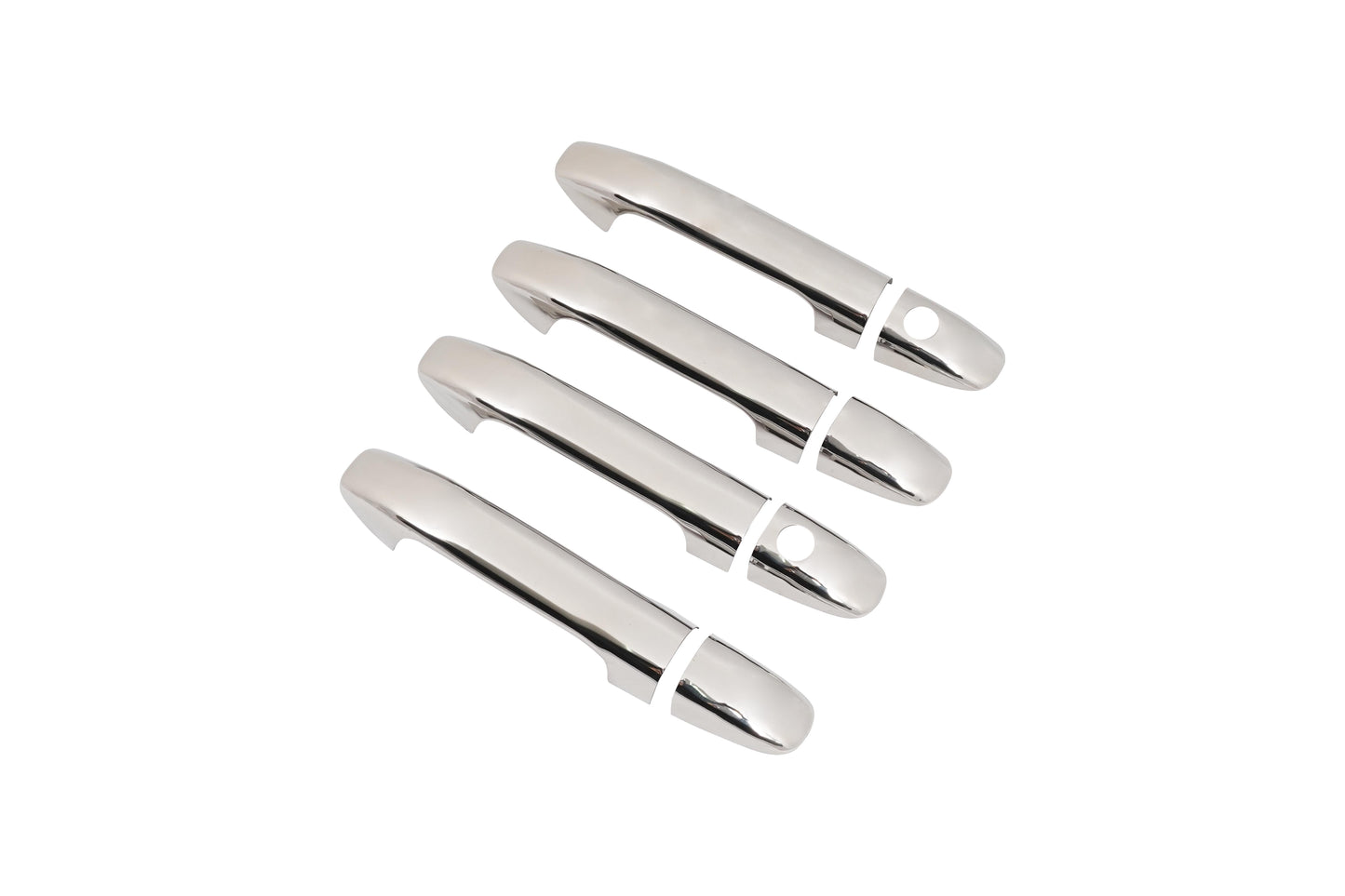 Mercedes Sprinter W907 (2018-Present) Stainless Steel Chrome Door Handle Covers - 4 Pcs (2 Keyholes)