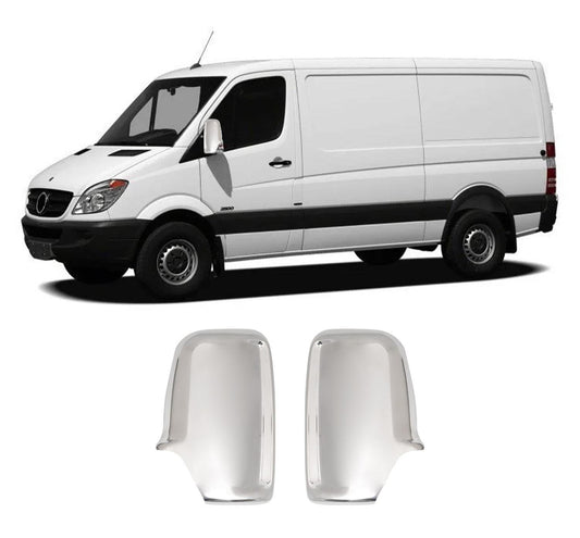 Mercedes-Benz Sprinter W906 2006-2018 stainless steel mirror cover overlay