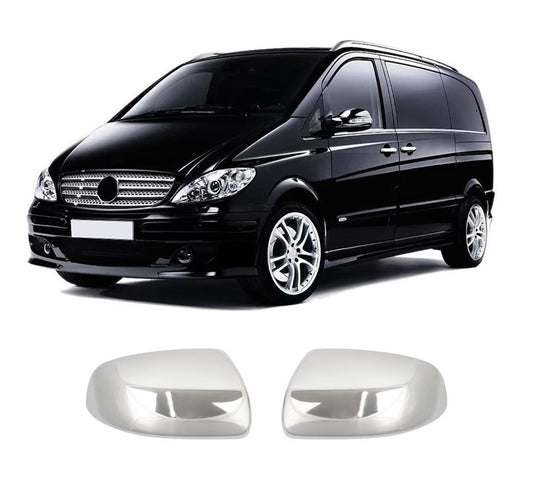 Mercedes-Benz Vito W639 2010-2014 stainless steel mirror cover overlay