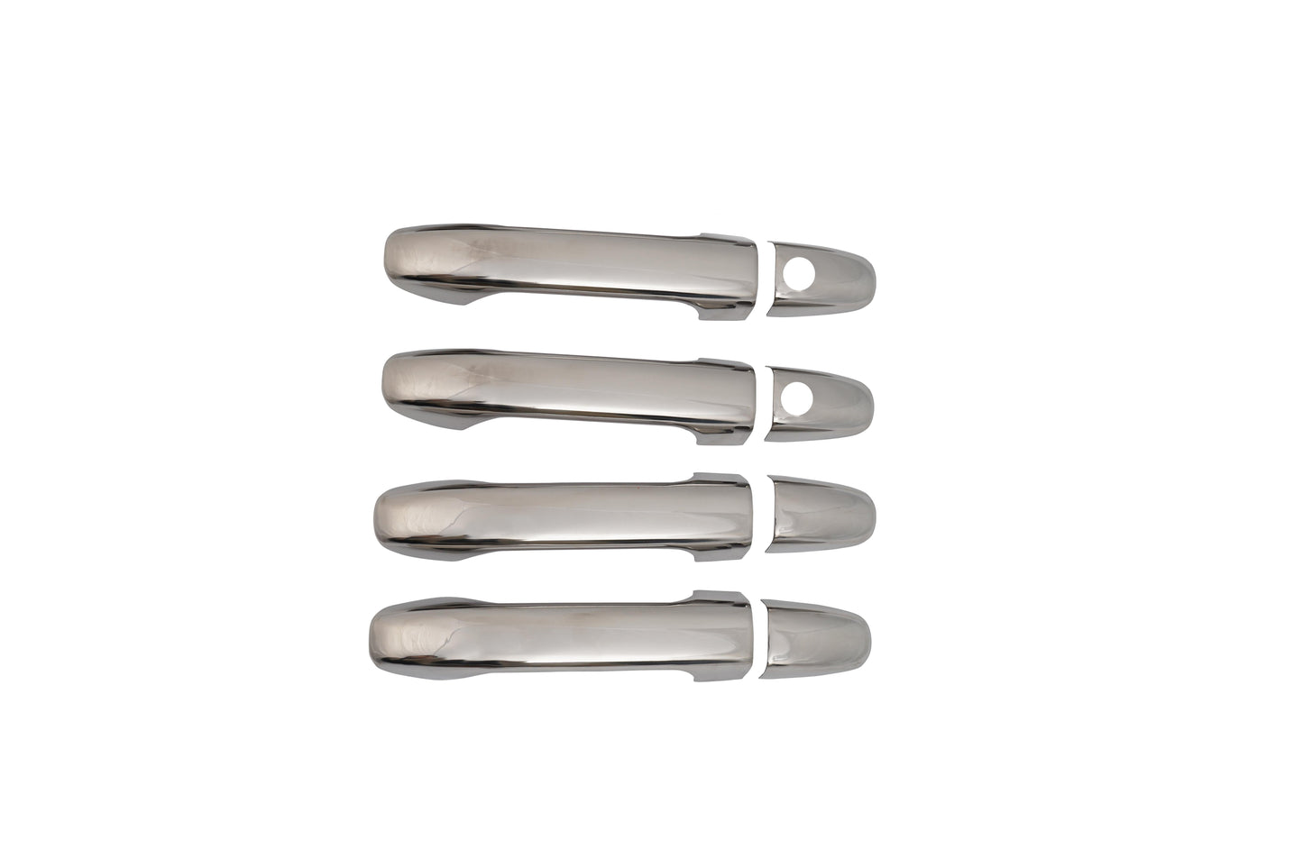 Mercedes Vito W447 (2014-Present) Stainless Steel Chrome Door Handle Covers - 4 Doors (2 Keyholes)